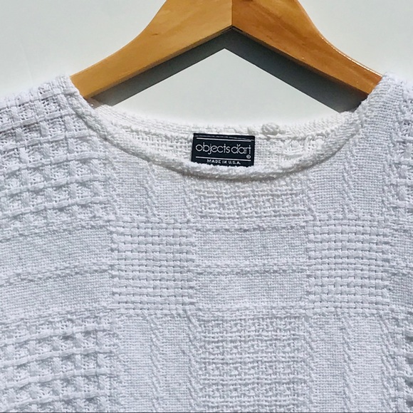 🆕VTG OBJECTS D’ART fringed crop top - Picture 4 of 6